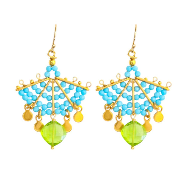 Adagio Earrings in Turquoise