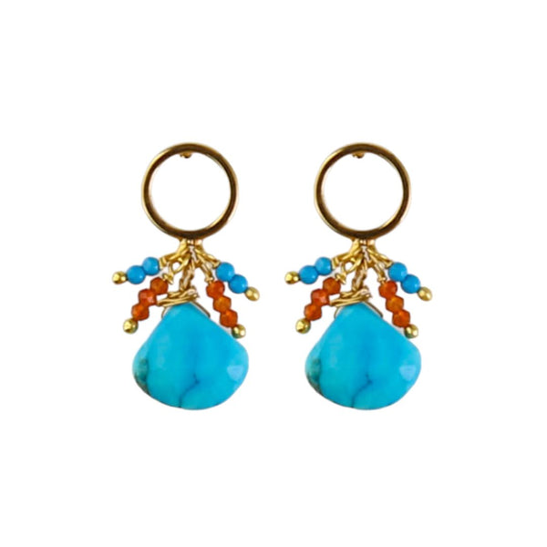 Ashlynn Earrings in Turquoise