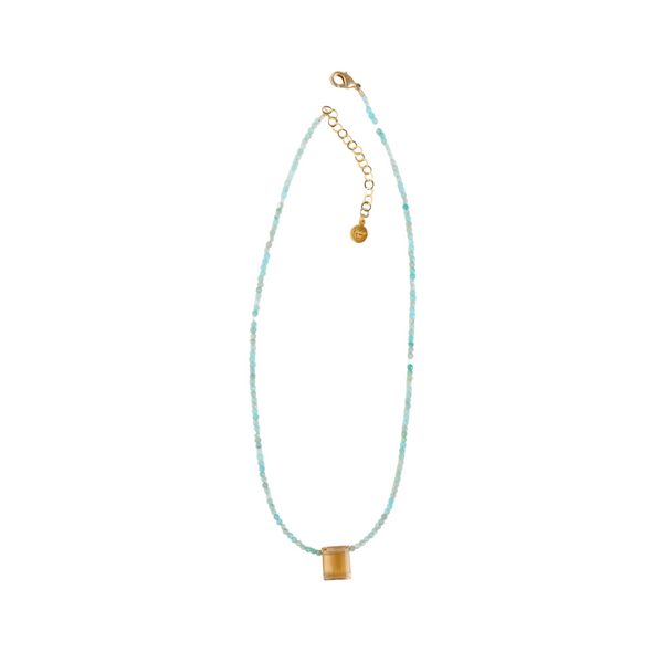 Citrine By The Stone Necklace