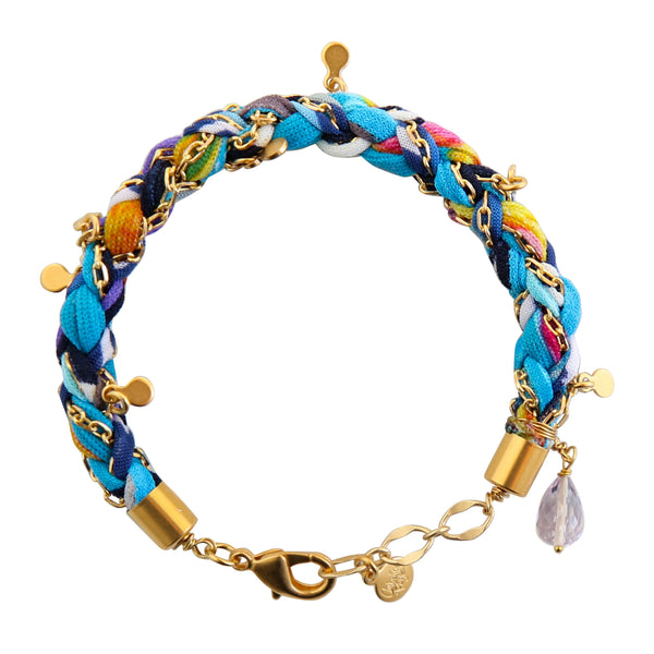 Confetti Bracelet in Blues