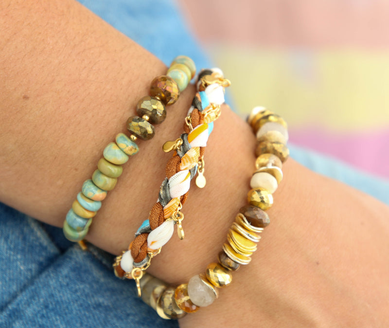 Confetti Bracelet in Mint