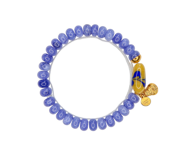 Dharma Elastic Bracelet in Periwinkle