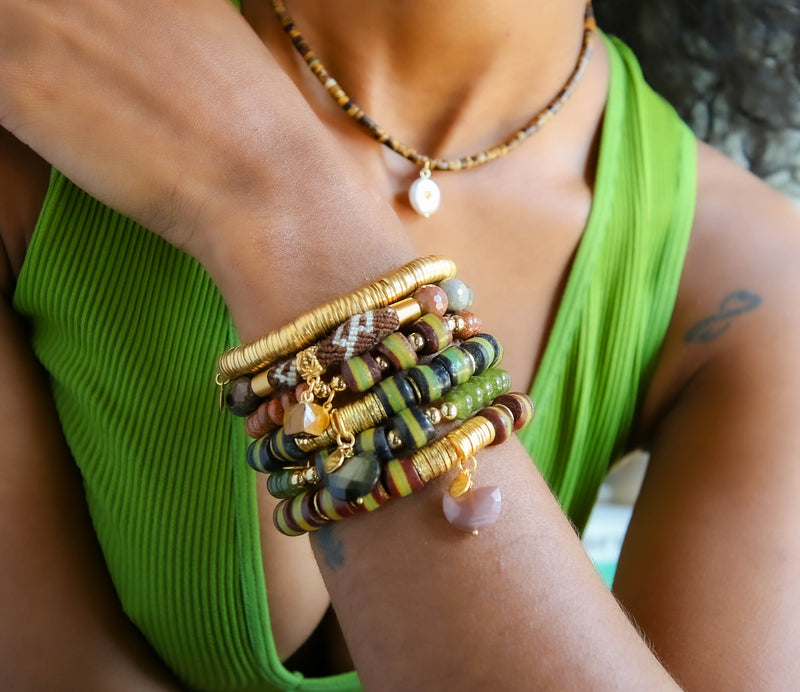 Kia Elastic Bracelet in Sunstone