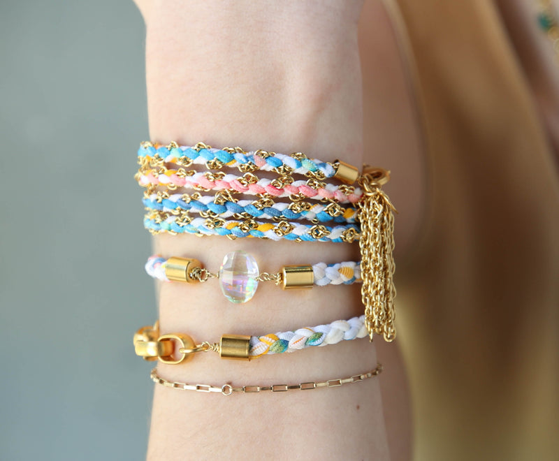 Glee Stretch Bracelet in Navy