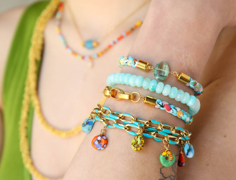 Glee Stretch Bracelet in Navy