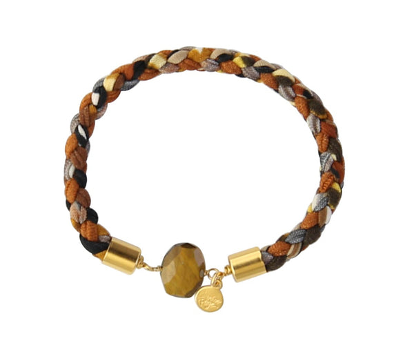 Glee Stretch Bracelet in Rust