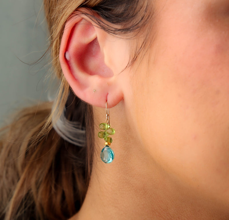 Glimmer Earrings in Black Onyx