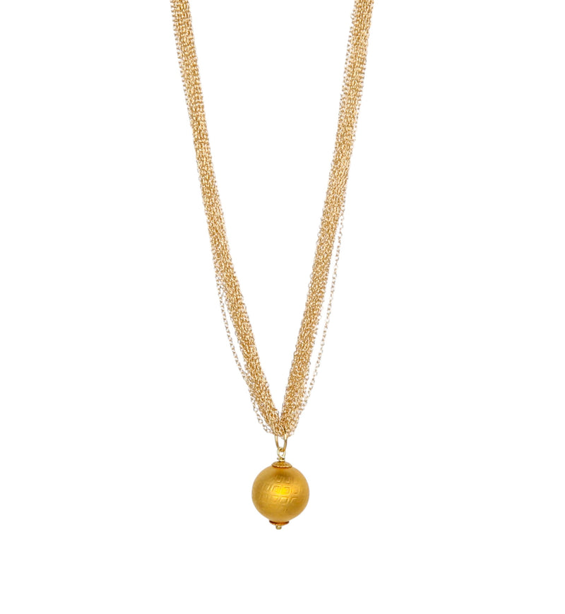 Halo Peal Pendant Necklace (Copy)