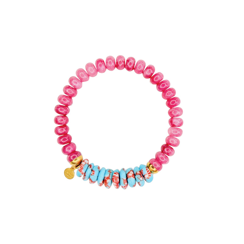 Julep Elastic Bracelet in Pink Sorbet