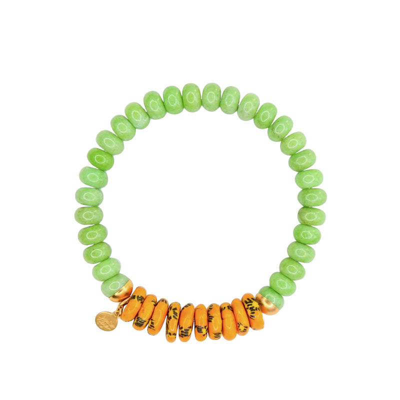 Julep Elastic Bracelet in Lime Green