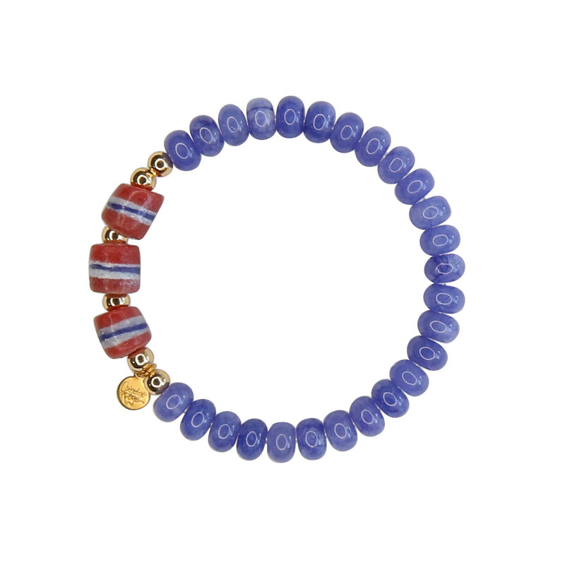 Kia Elastic Bracelet in Periwinkle