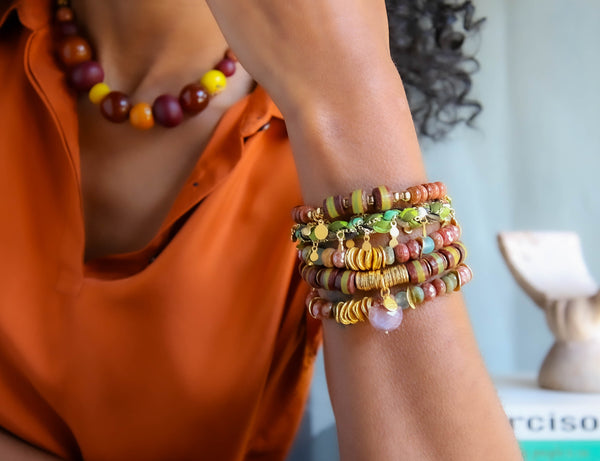 Shiloh Bracelet in Rust