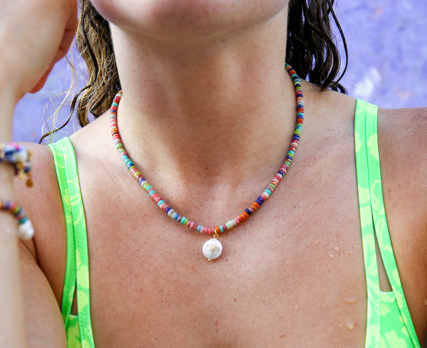 Marisol Choker in Pale Multi