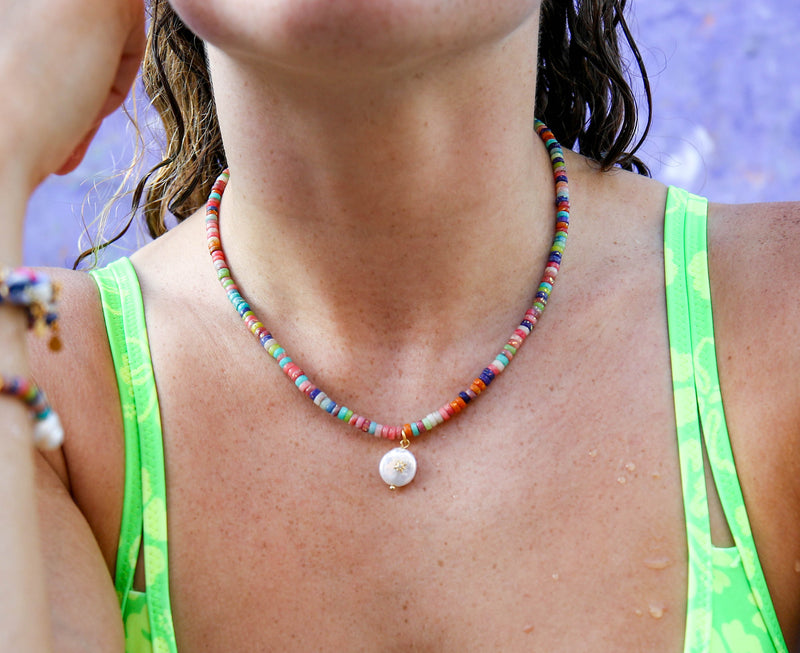 Marisol Choker in Bright Multi