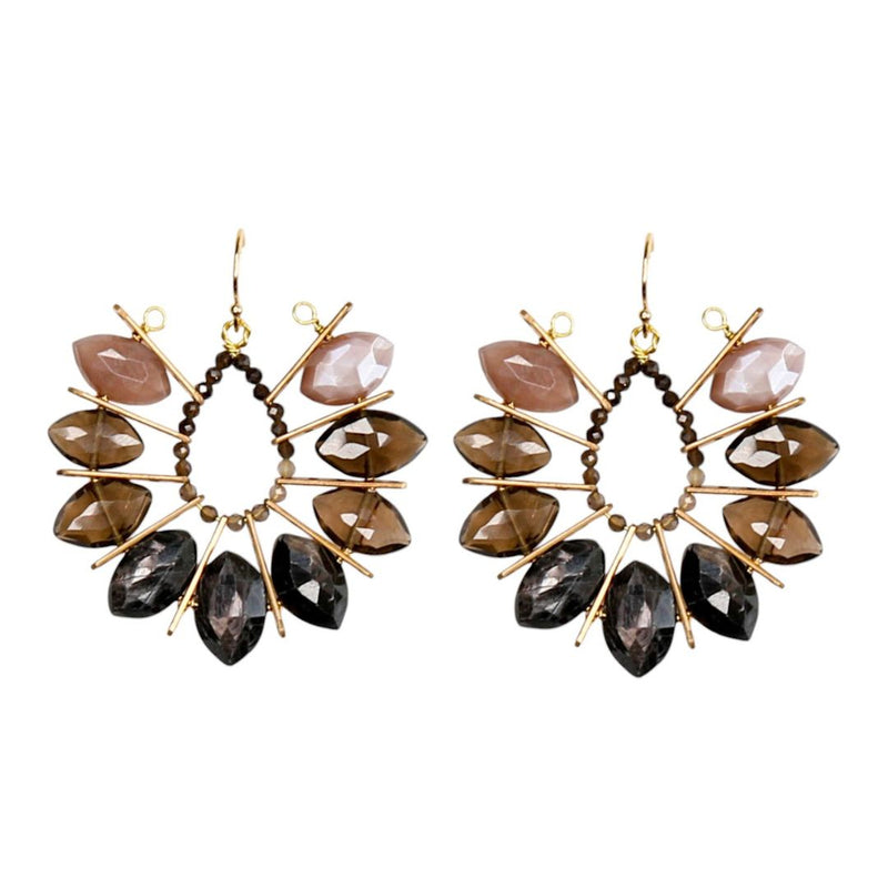 Marquis Earrings in Black