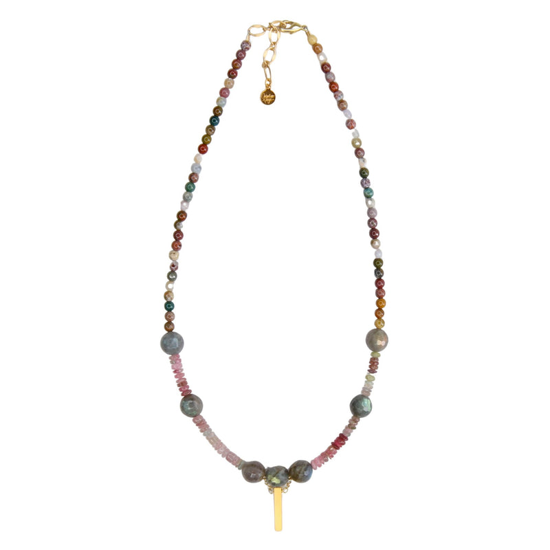 Mira Necklace in Labradorite