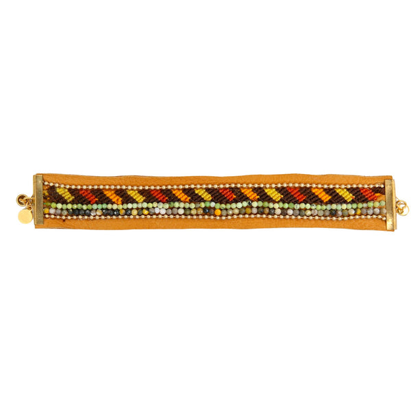 Montana Leather Bracelet in Autumn Multi