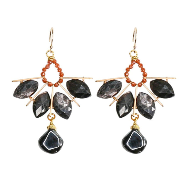 Persia Earrings in Black