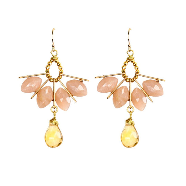 Persia Earrings in Blush