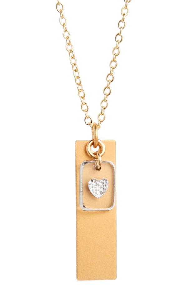 Reverse Heart Pendant