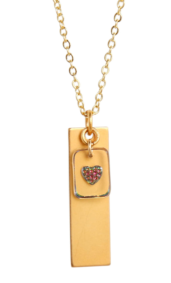 Reverse Heart Pendant
