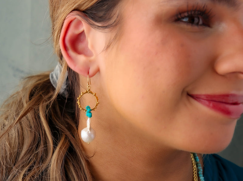 Rocca Earrings in Turquoise