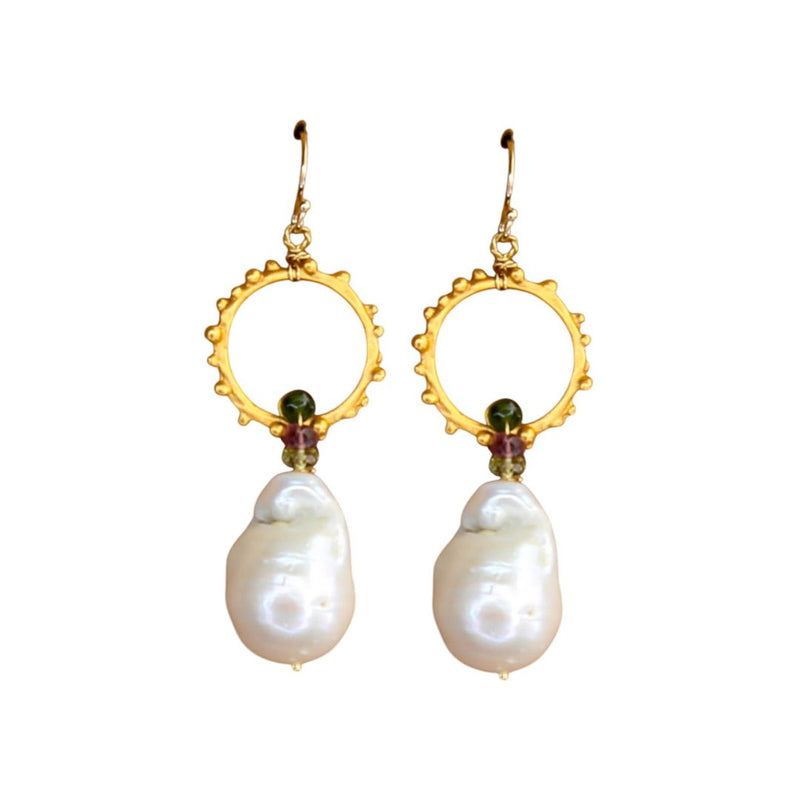 Rocca Earrings in Tourmaline