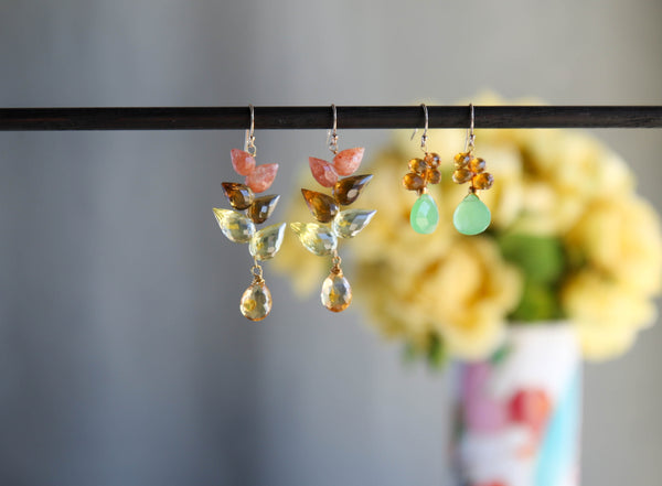 Samba Earrings in Labradorite
