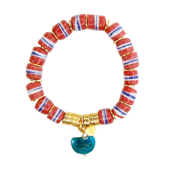 Shiloh Bracelet in Berry and Apatite