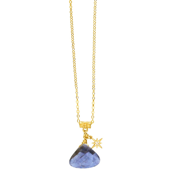 Simms Adjustable Pendant in Labradorite