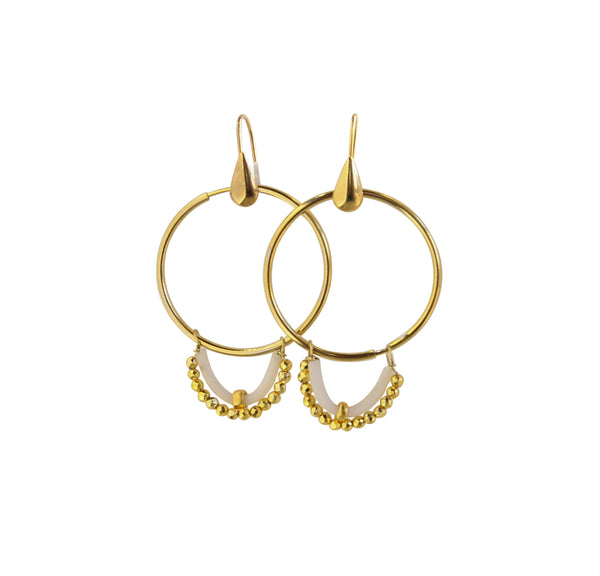 Solstice Earrings in Gold