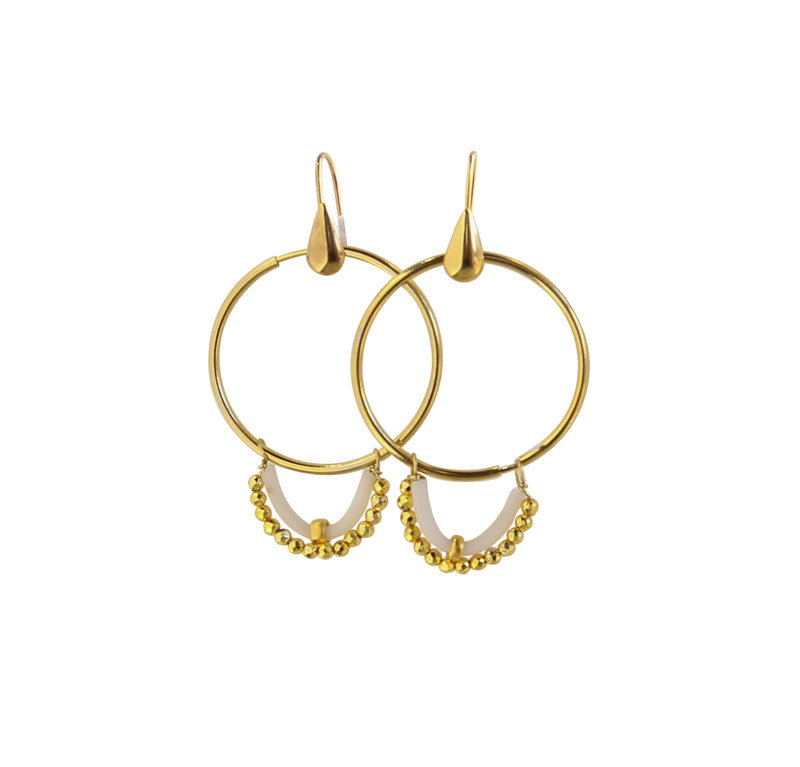 Solstice Earrings in Gold