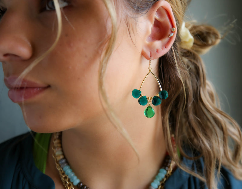 Sonata Earrings in Labradorite