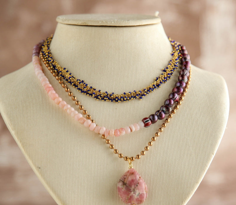 Sprinkles Short Necklace in Gold
