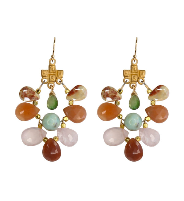 Florence Earrings in Citrus Bloom
