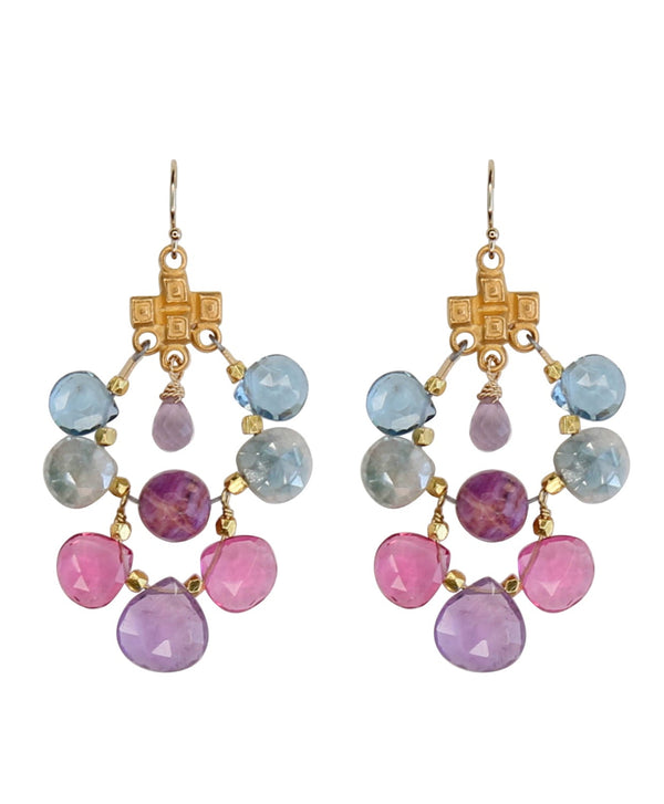 Florence Earrings in Lilac Breeze