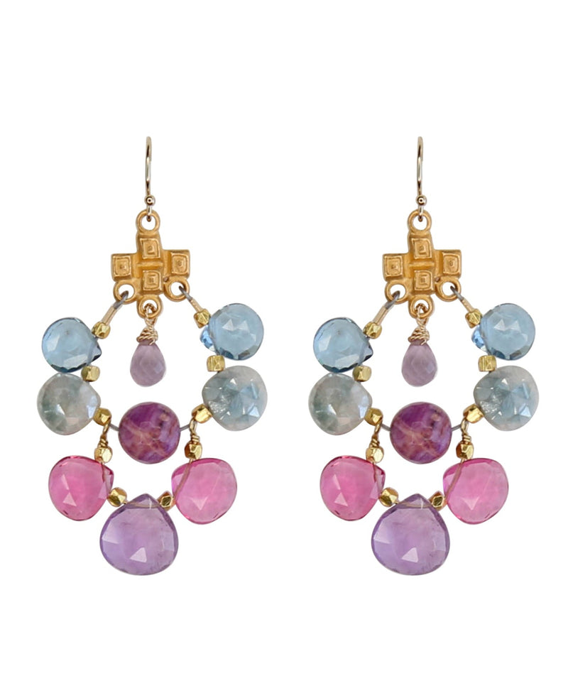 Florence Earrings in Lilac Breeze