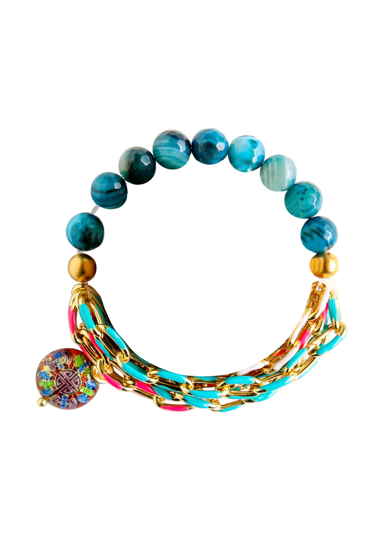 Fiji Beaded Stretch Bracelet