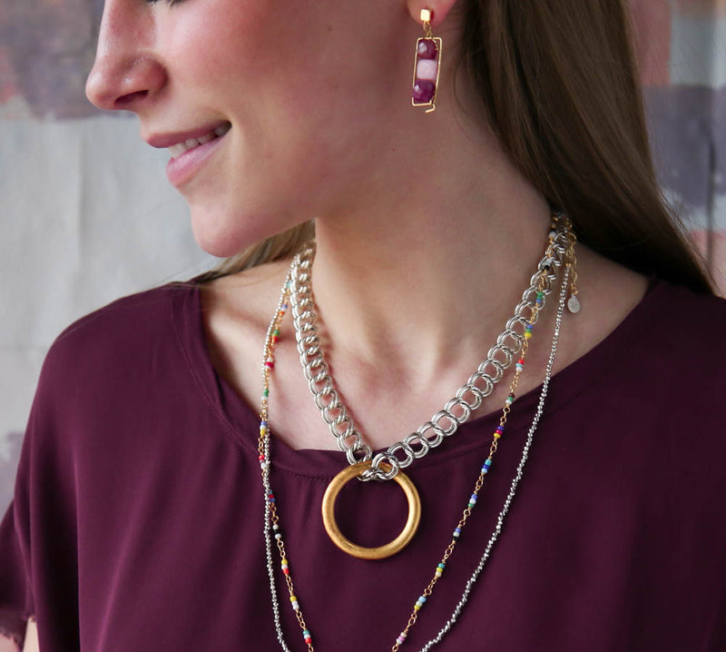 Noland Hoop Pendant