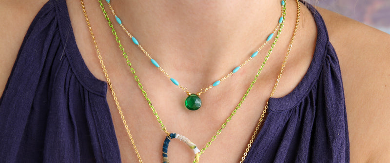 Pebble Layering Necklace