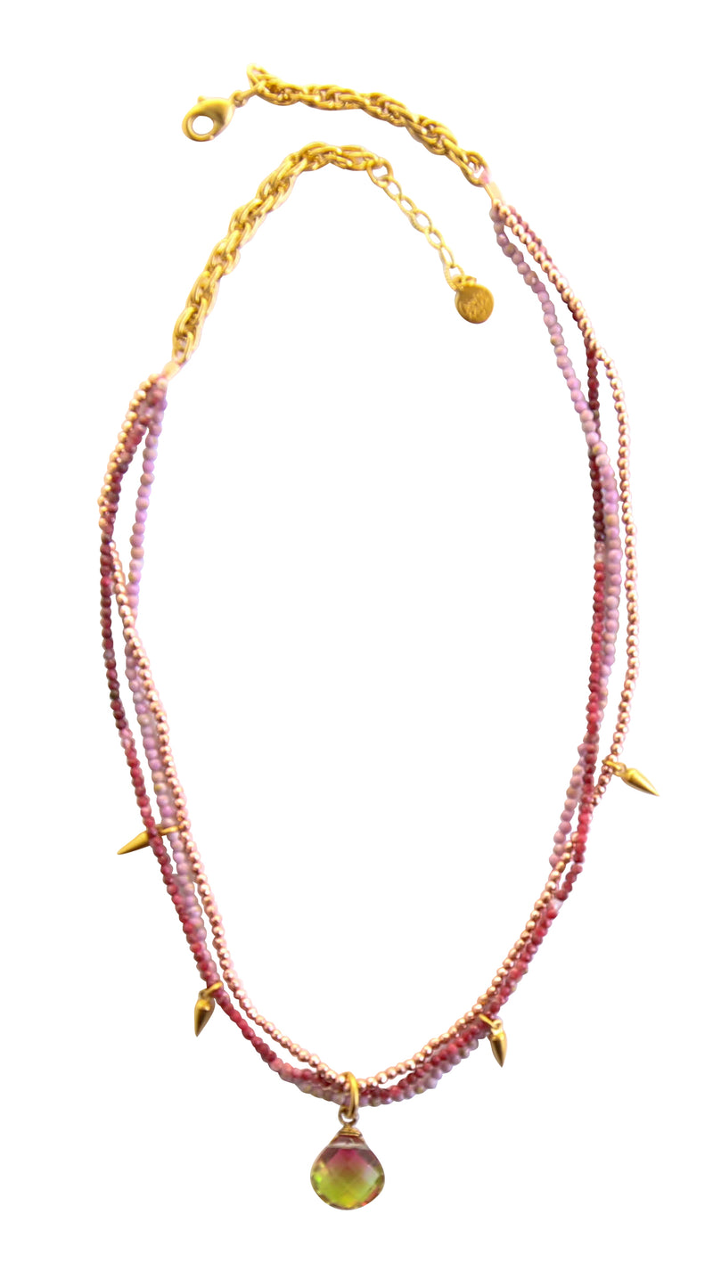 Spices Triple Strand Necklace