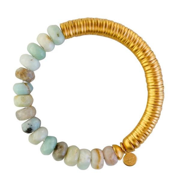 Evra Bracelet with Stones in Gold